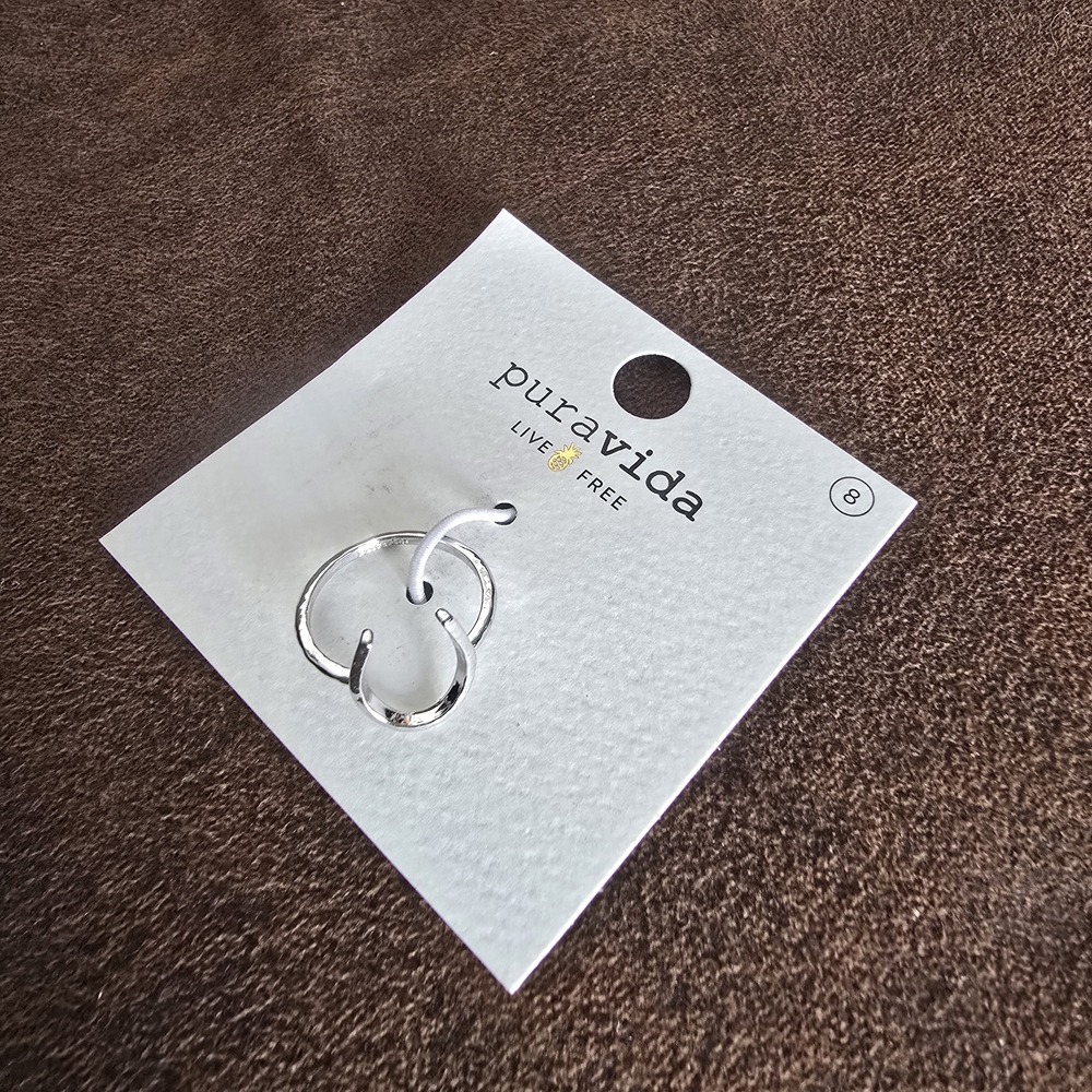 Pura Vida Silver Lucky Horseshoe Ring